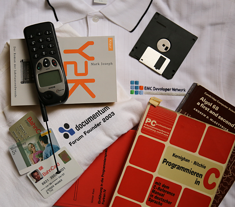 Memorabilia of one of our consultants looking back to 20 years software development with Documentum